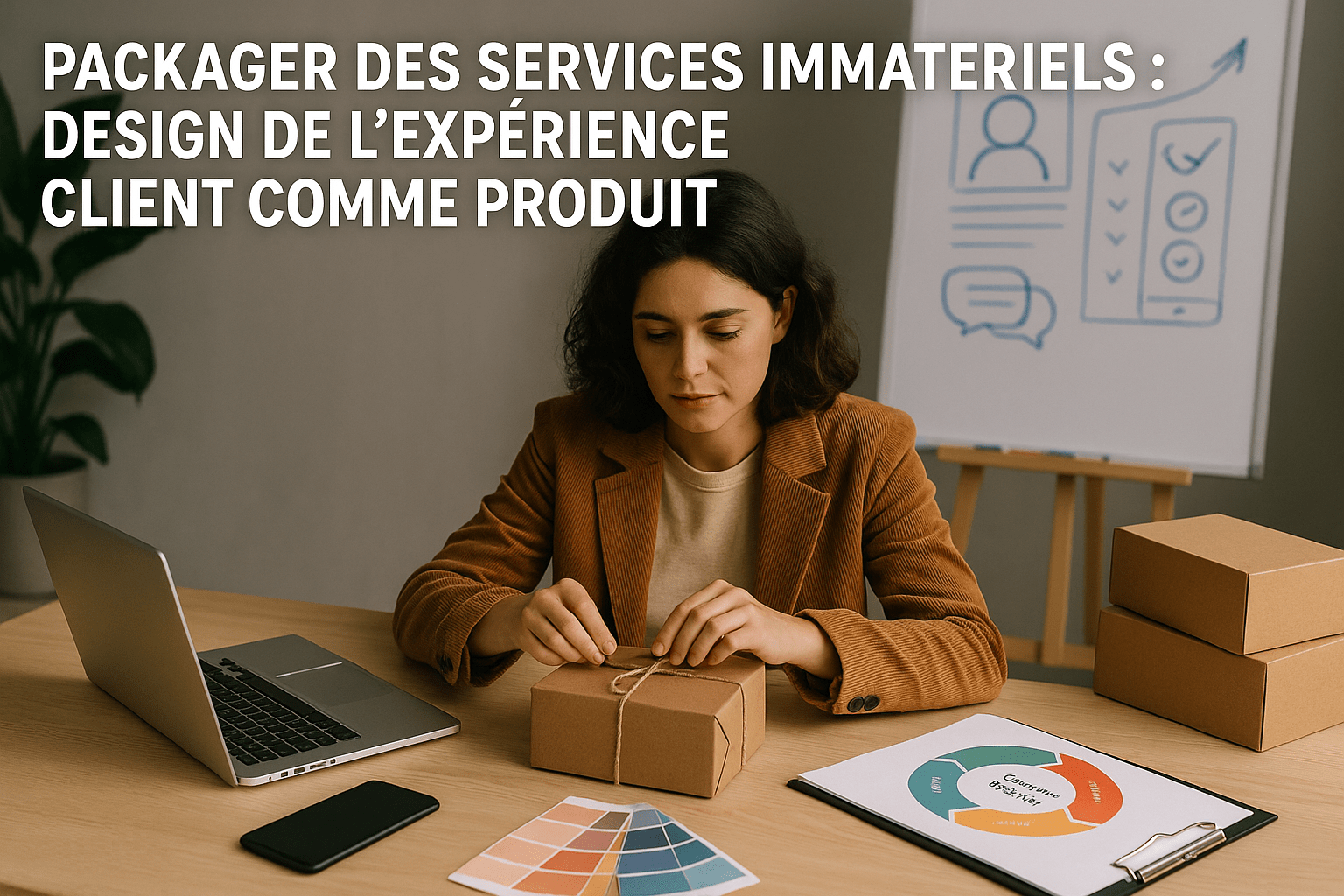 Packager des services immatériels design de l’expérience client comme produit